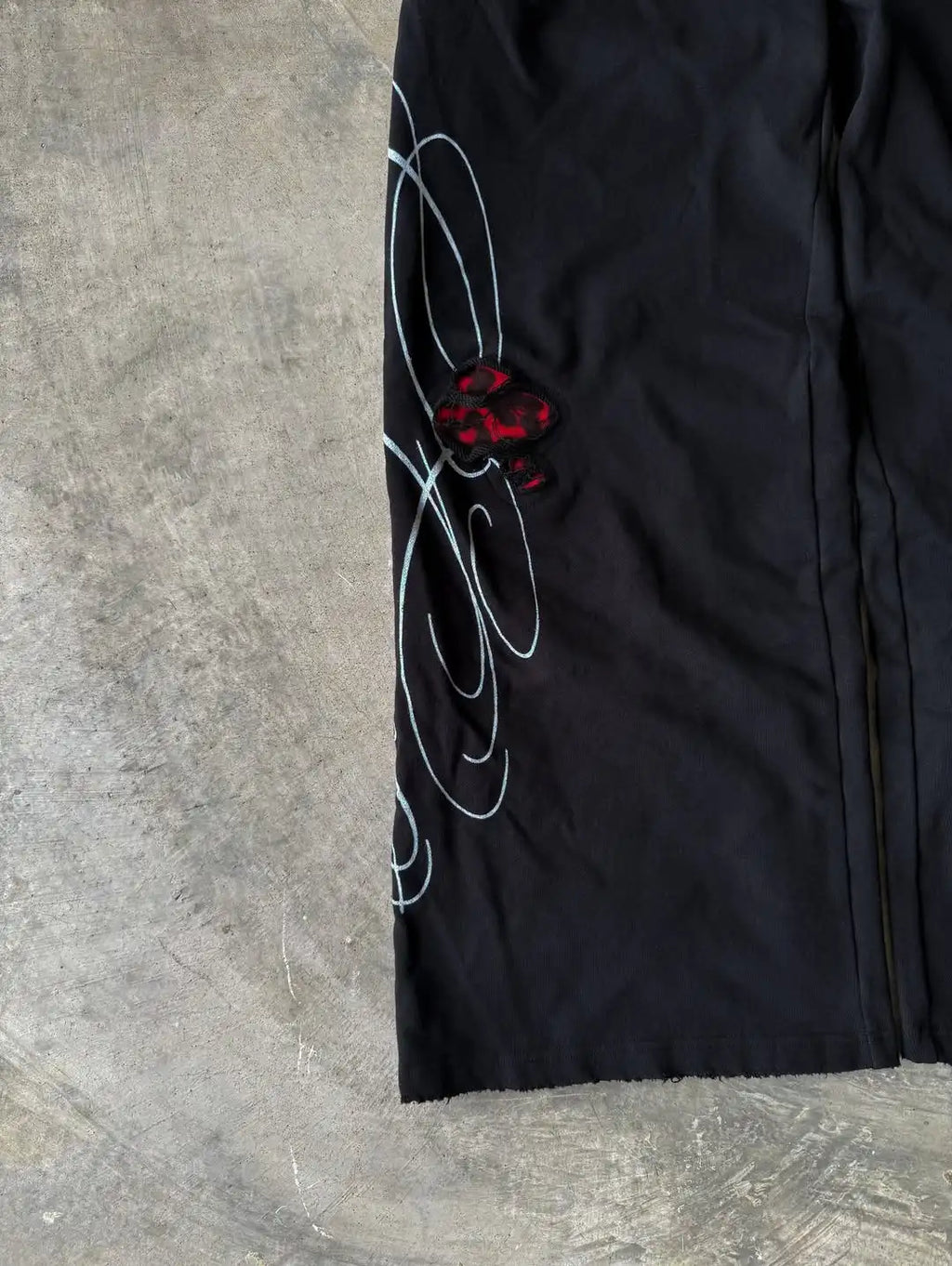 Unisex Ripped Print Tactical Drawstring Joggers