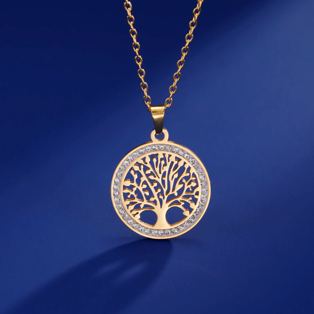 Tree of Life Zircon Necklace