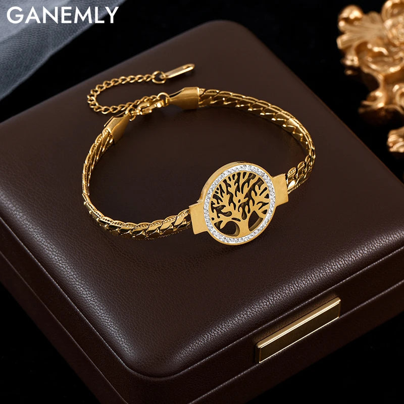 Tree of Life Gold Bracelet