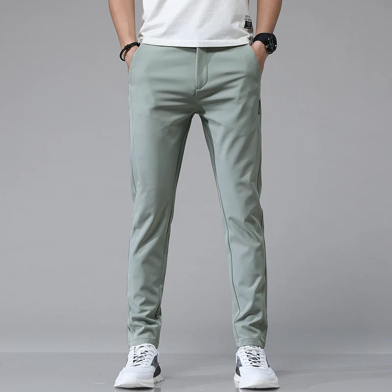 Men's Slim Stretch Golf Sport Trousers
