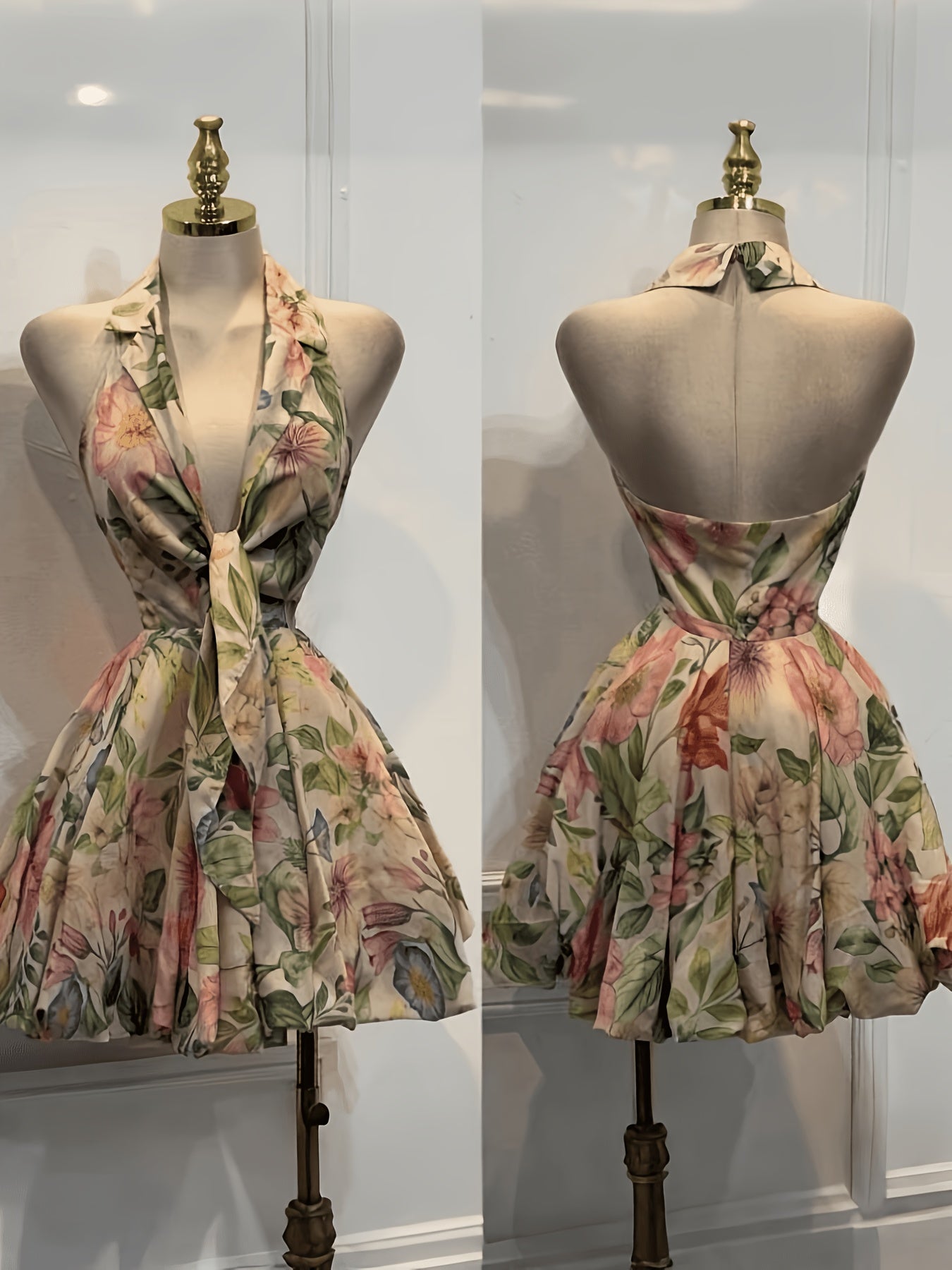 Y2K Floral Cami Dress