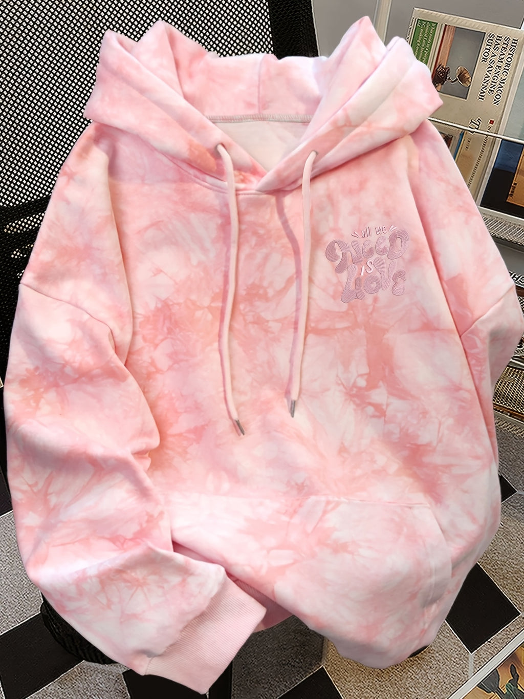 Tie-Dye Hooded Fleece Sweatshirt