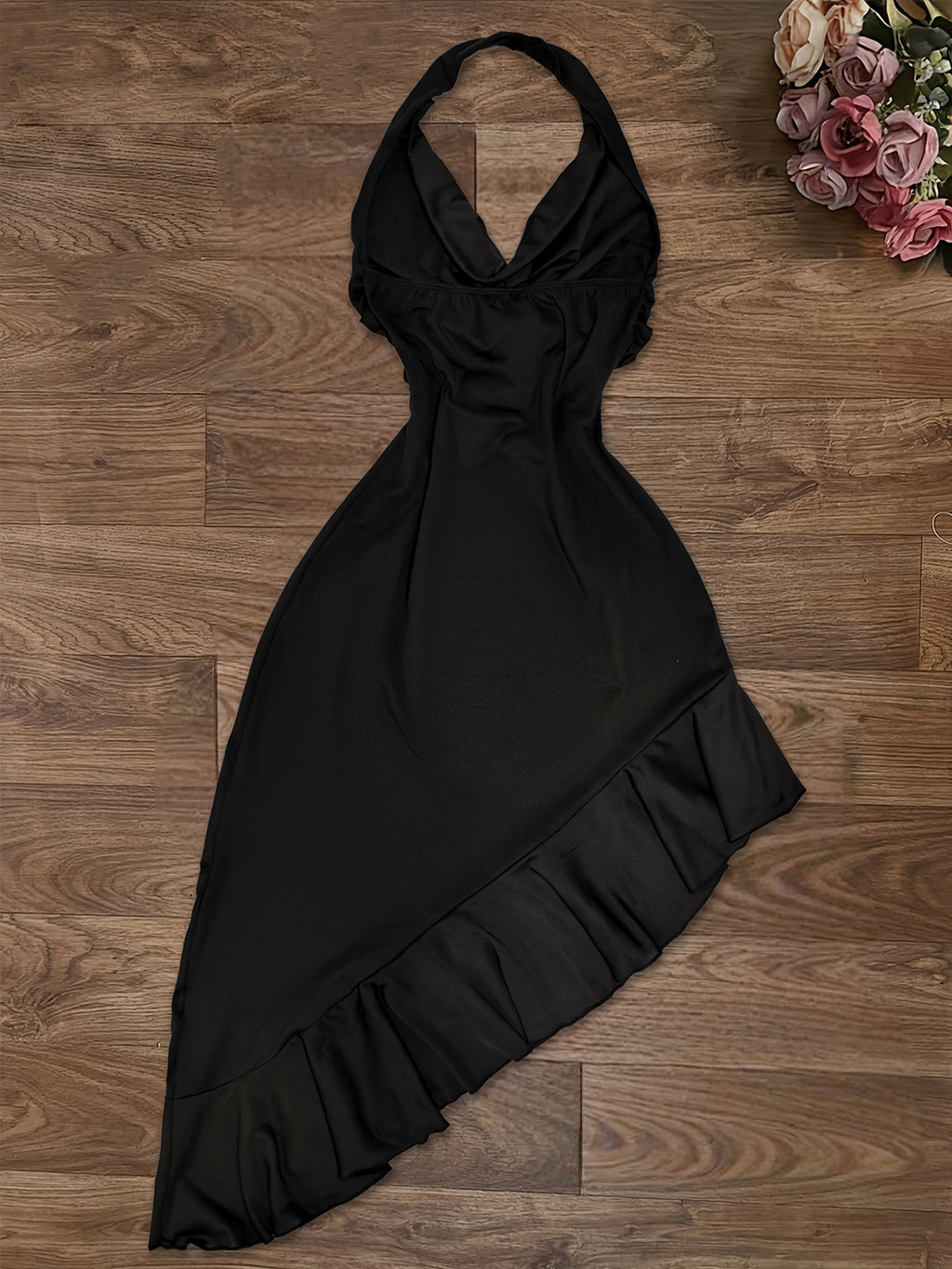 Women's Halter Neck Elegant Evening Gown