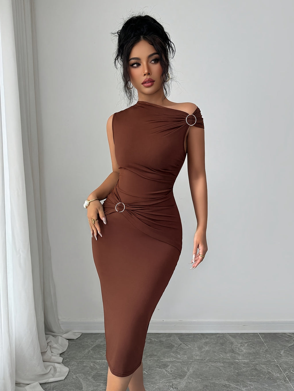 One-Shoulder Mini Dress
