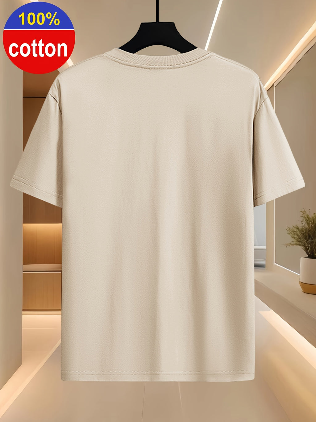 2pcs, 100% Cotton Crew Neck Short Sleeve T-Shirt, Soft and Skin-Friendly Pure Cotton Fabric, Simple Basic Style Suitable for Various Styles, Adds a Sense of Sophistication to Any Outfit