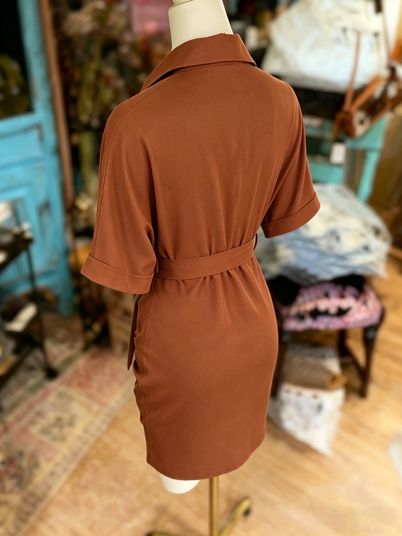 Ruched Bodycon Mini Dress