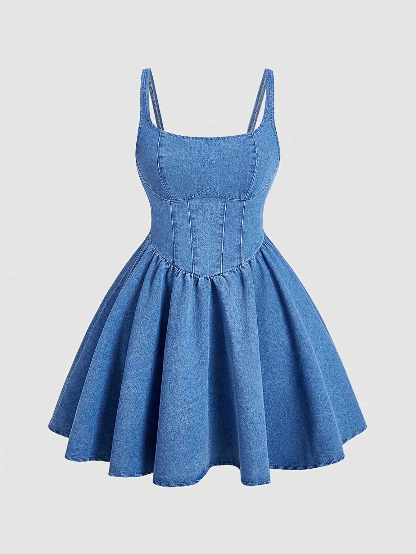 Denim Cami Mini Dress