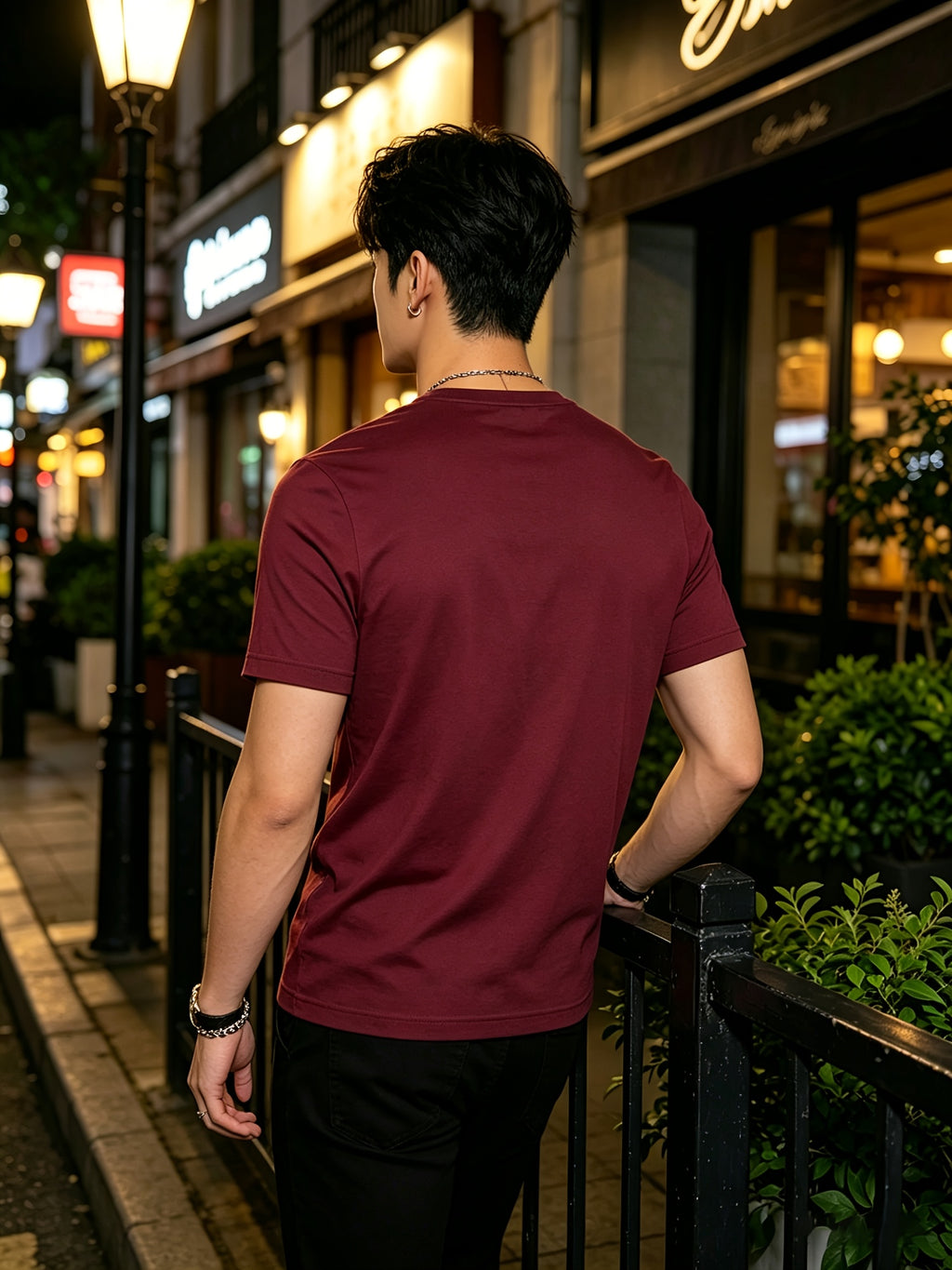 Men's Basic Breathable Casual Short Sleeve Top
