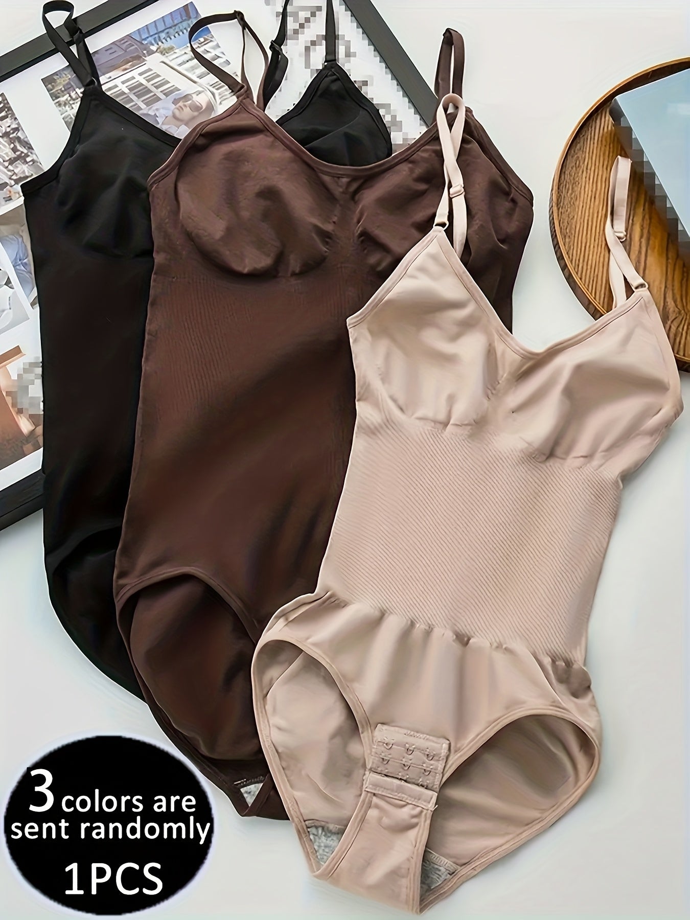 Women's Seamless Tummy Control Body Shaper Bodysuit
