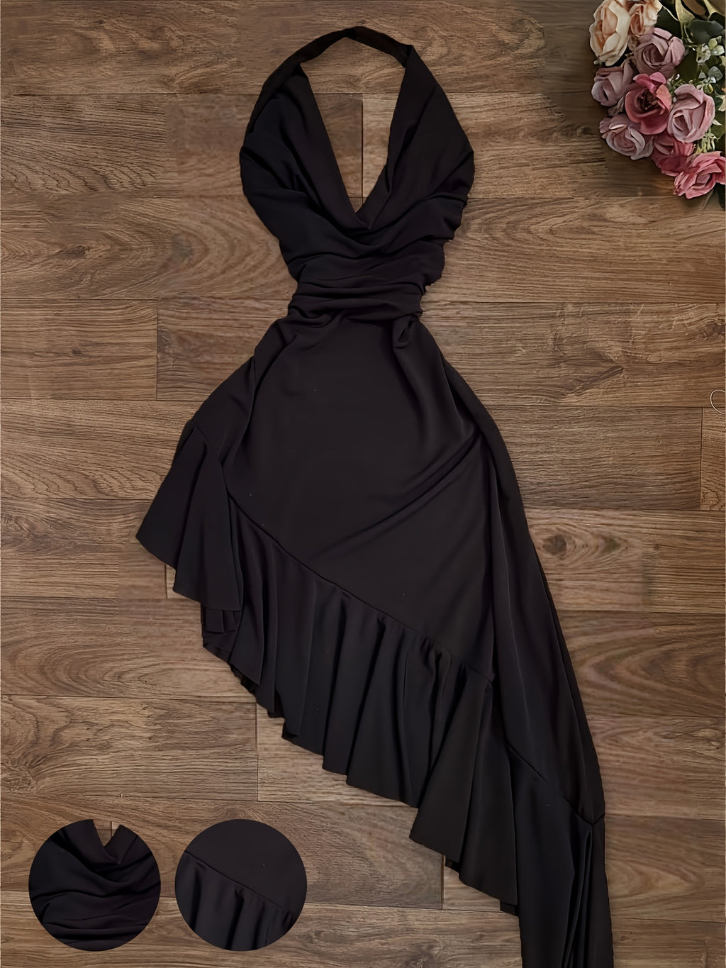 Women's Halter Neck Elegant Evening Gown