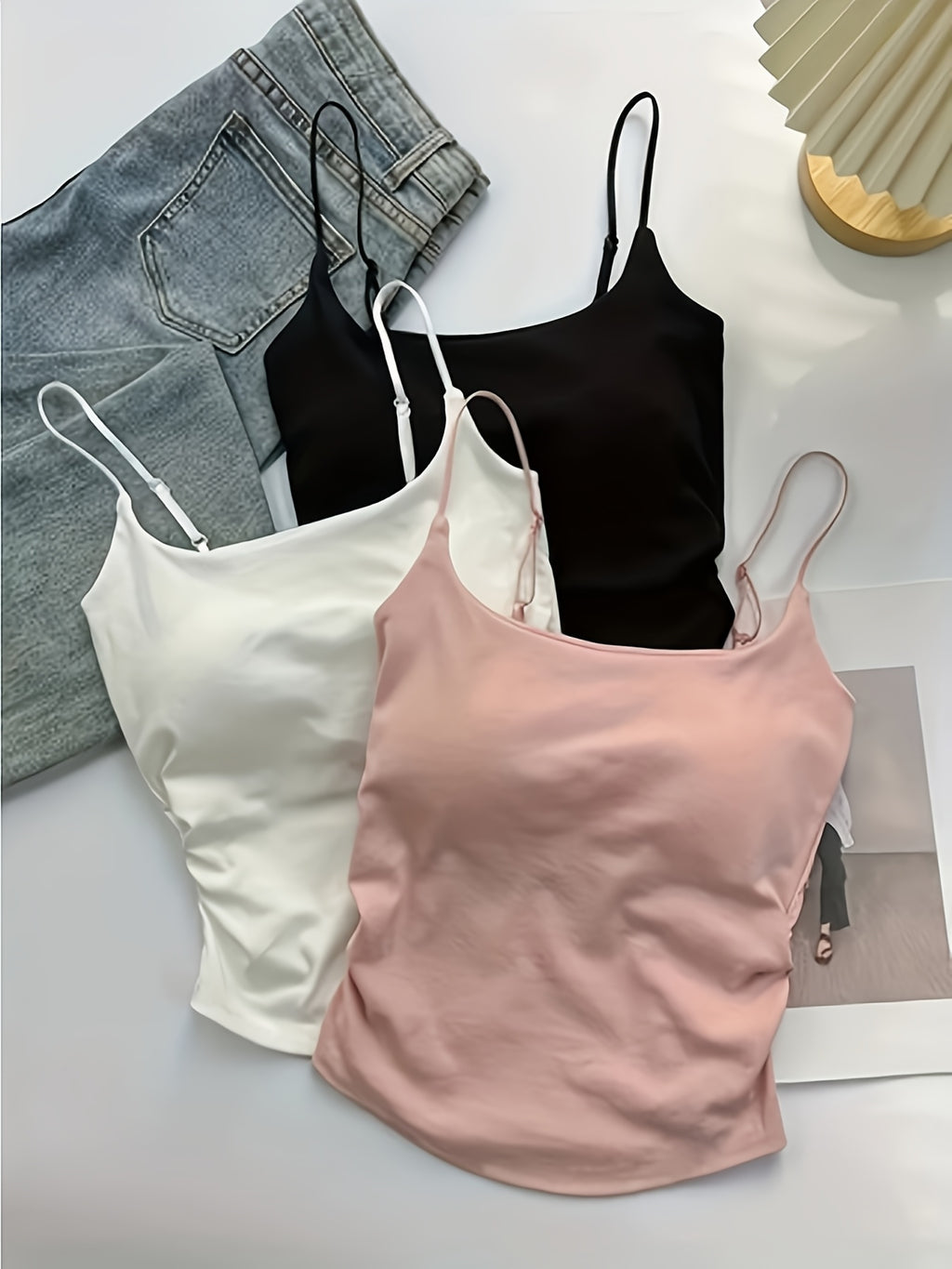 3-piece Multi-functional Bra Set, Women's Unique Design/body-hugging Style/inner-wear Type/padded Cups