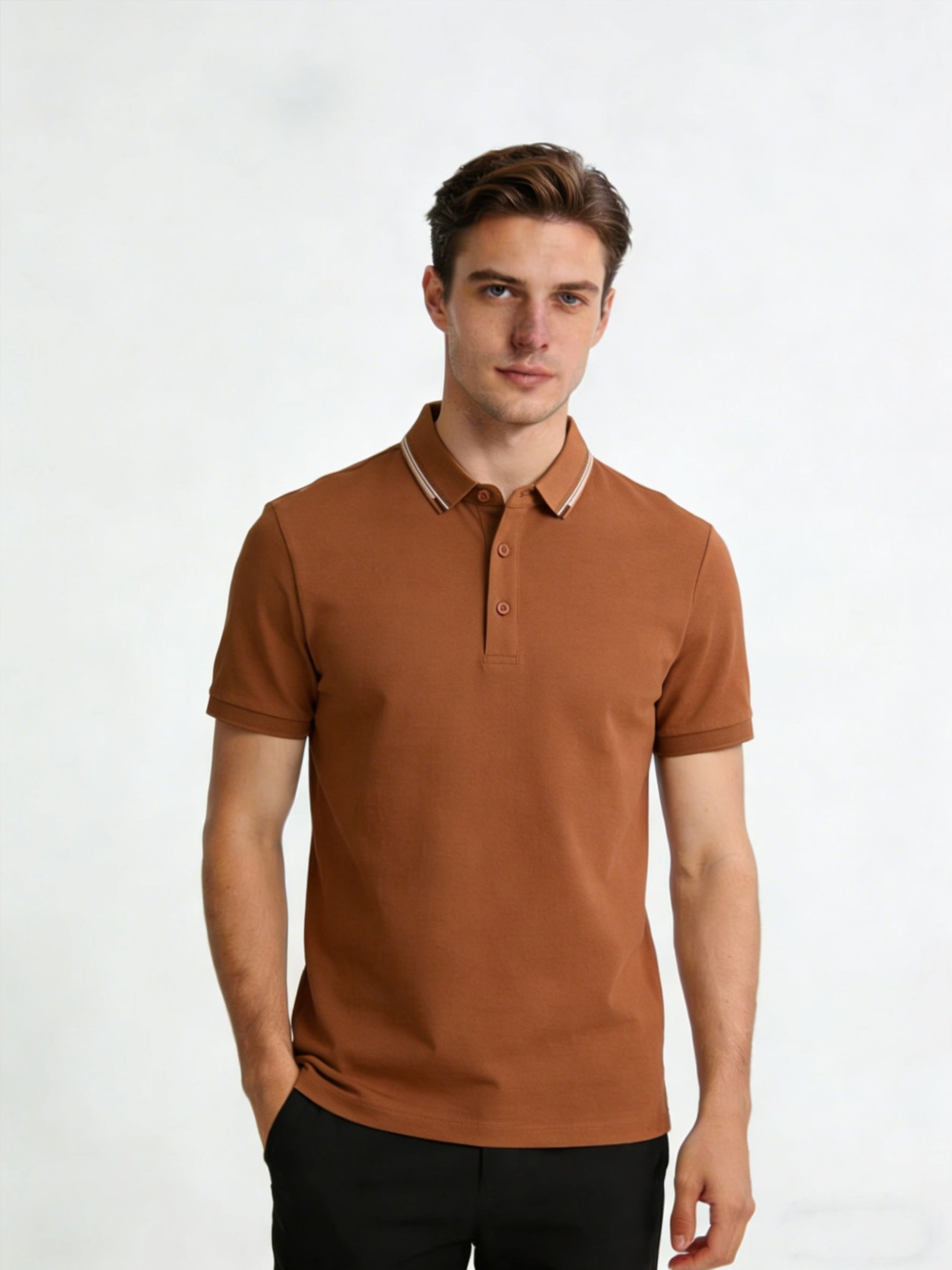 POLO Shirt Short Sleeve Men'S 2026 New Summer Thin Business Temperament T-Shirt Casual Lapel Short Sleeve Men