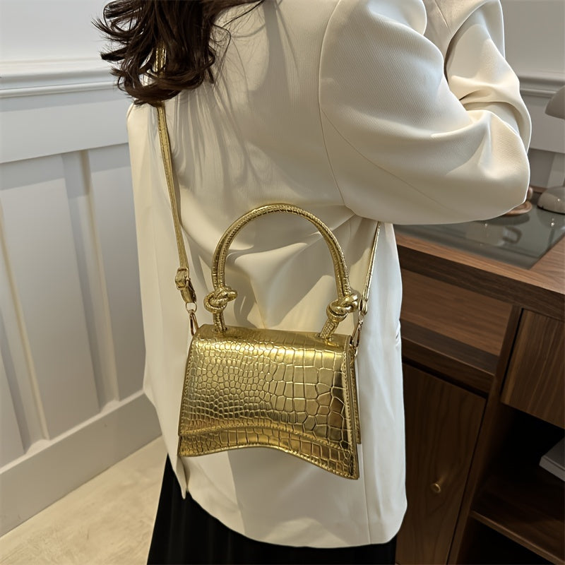 New French Trendy Handbag, Small Square Bag, Fashionable, Casual, Easy, Individual, Beautiful, Shoulder Bag, Crossbody Bag