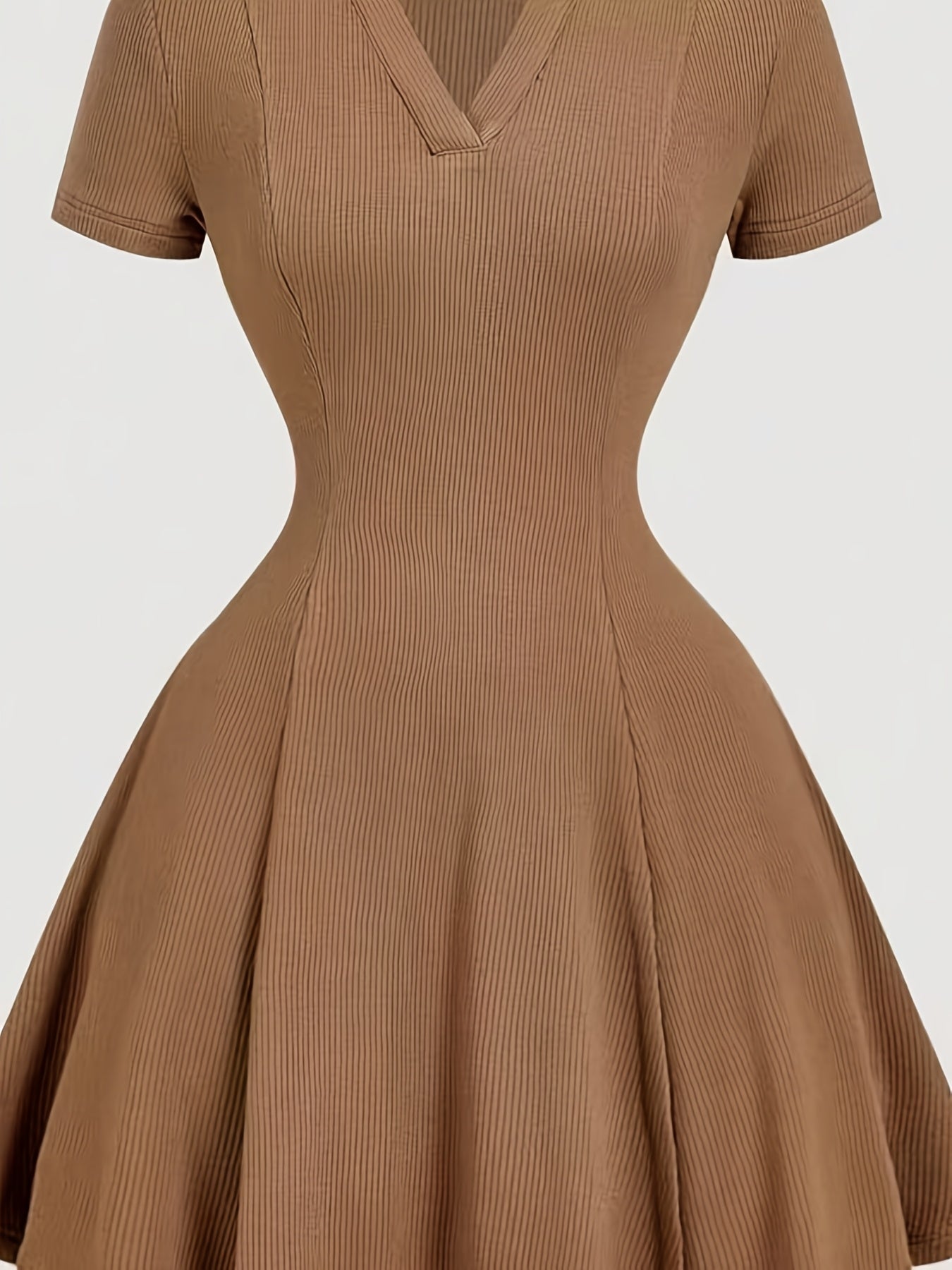 Elegant Romantic Sexy Party Deep V-Neck Backless High Slit A-Line Dress - W, Women'S Summer Dress
