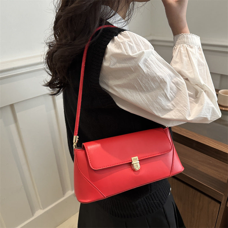 2025 Summer New Korean Style Ins Trendy Handbag Fashionable Casual Small Square Bag Women'S Single Shoulder Bag Versatile Bag