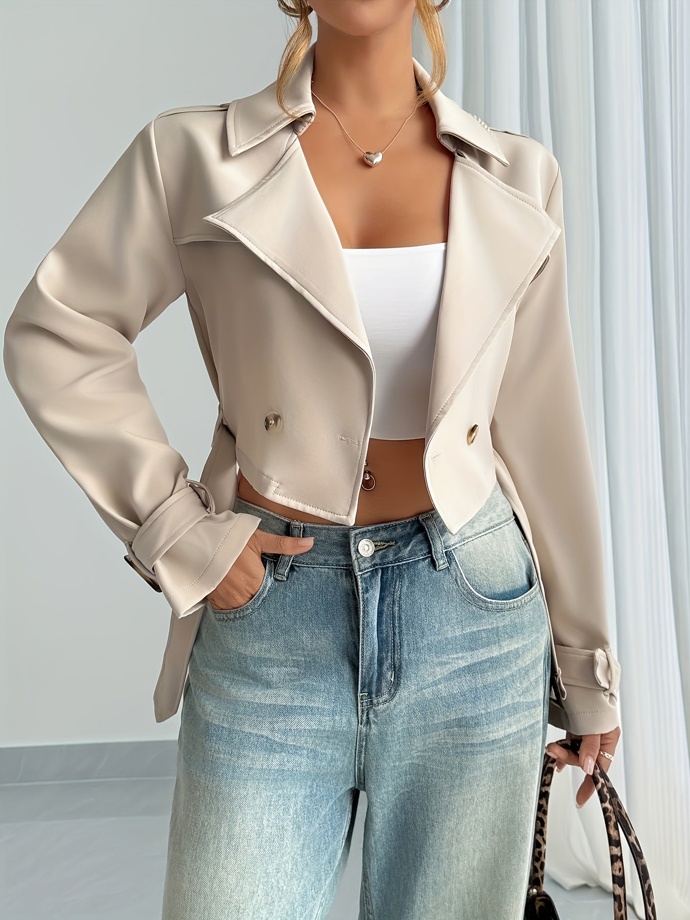 Women's Short Trench Coat