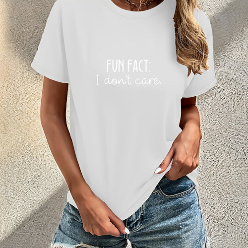 1pc Ironing Transfer Patch | Suitable for Clothing, T-shirts, Jeans, and Backpacks - Interesting Fact: I Don't Care About the Design - Washable and Easy to Apply