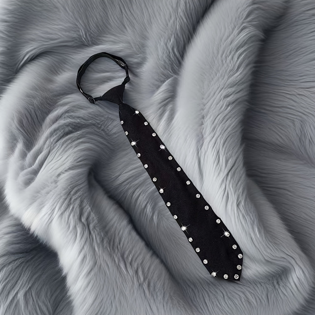 Rhinestone Tie