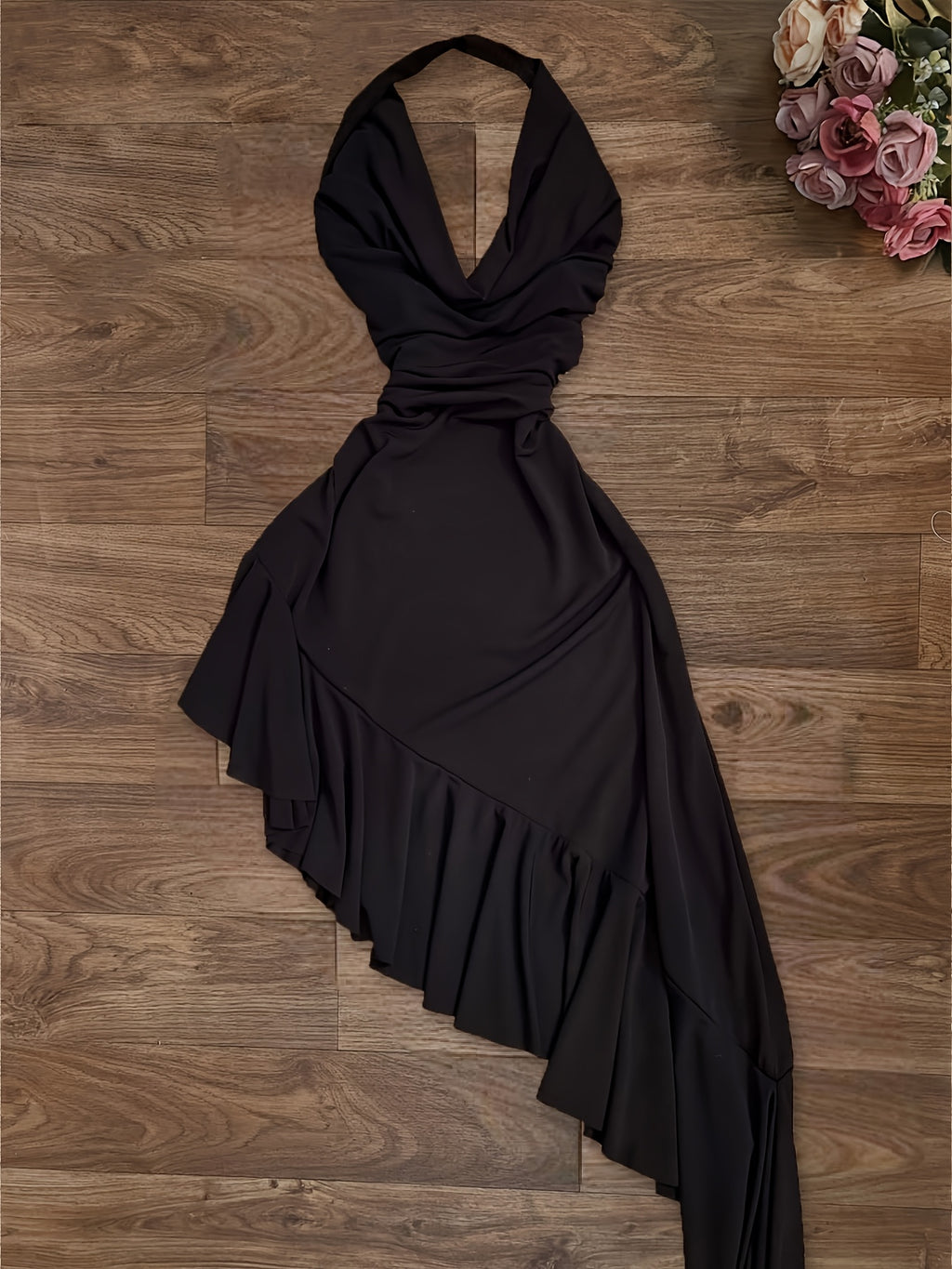 Women's Halter Neck Elegant Evening Gown