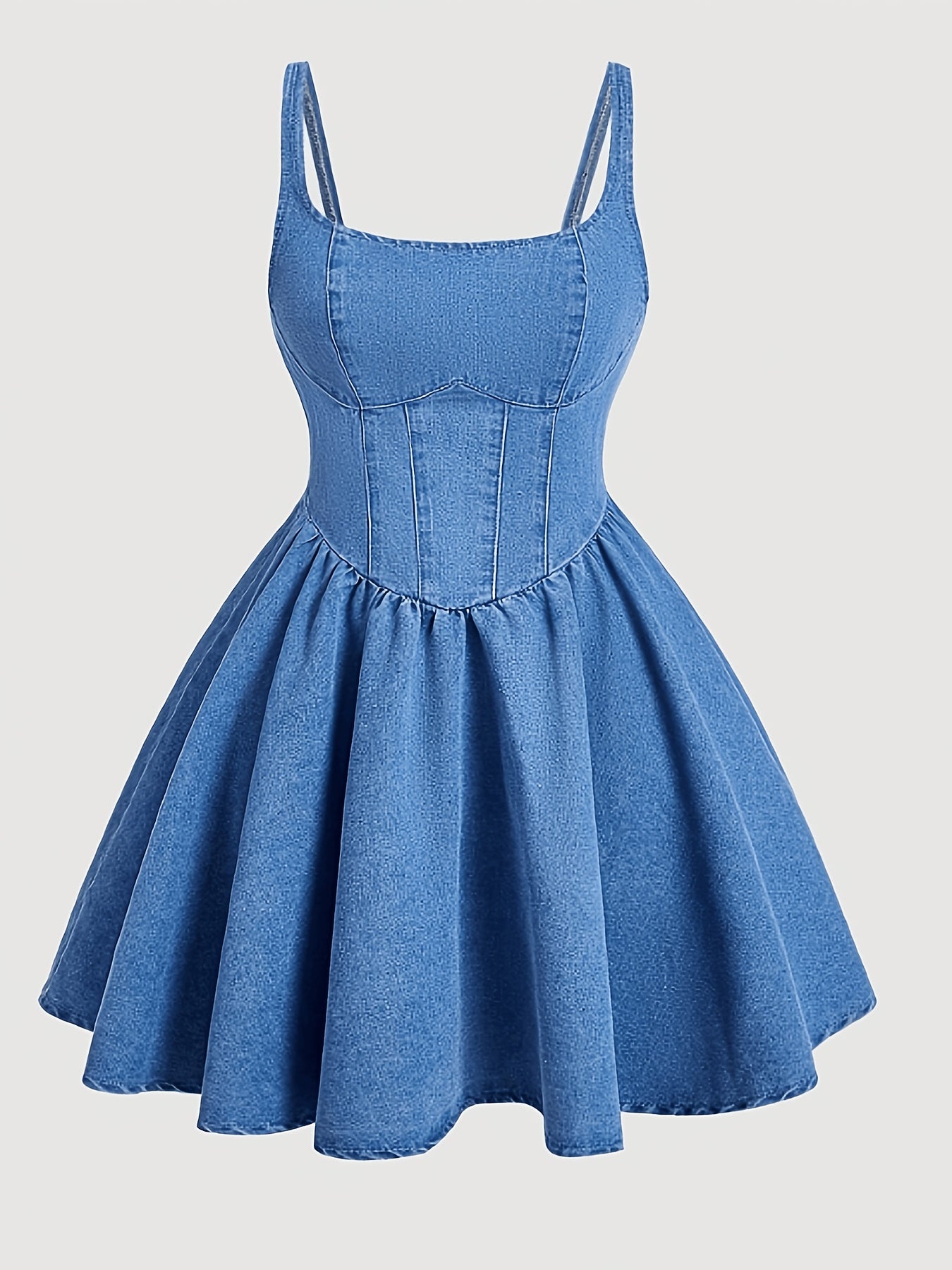 Denim Cami Mini Dress