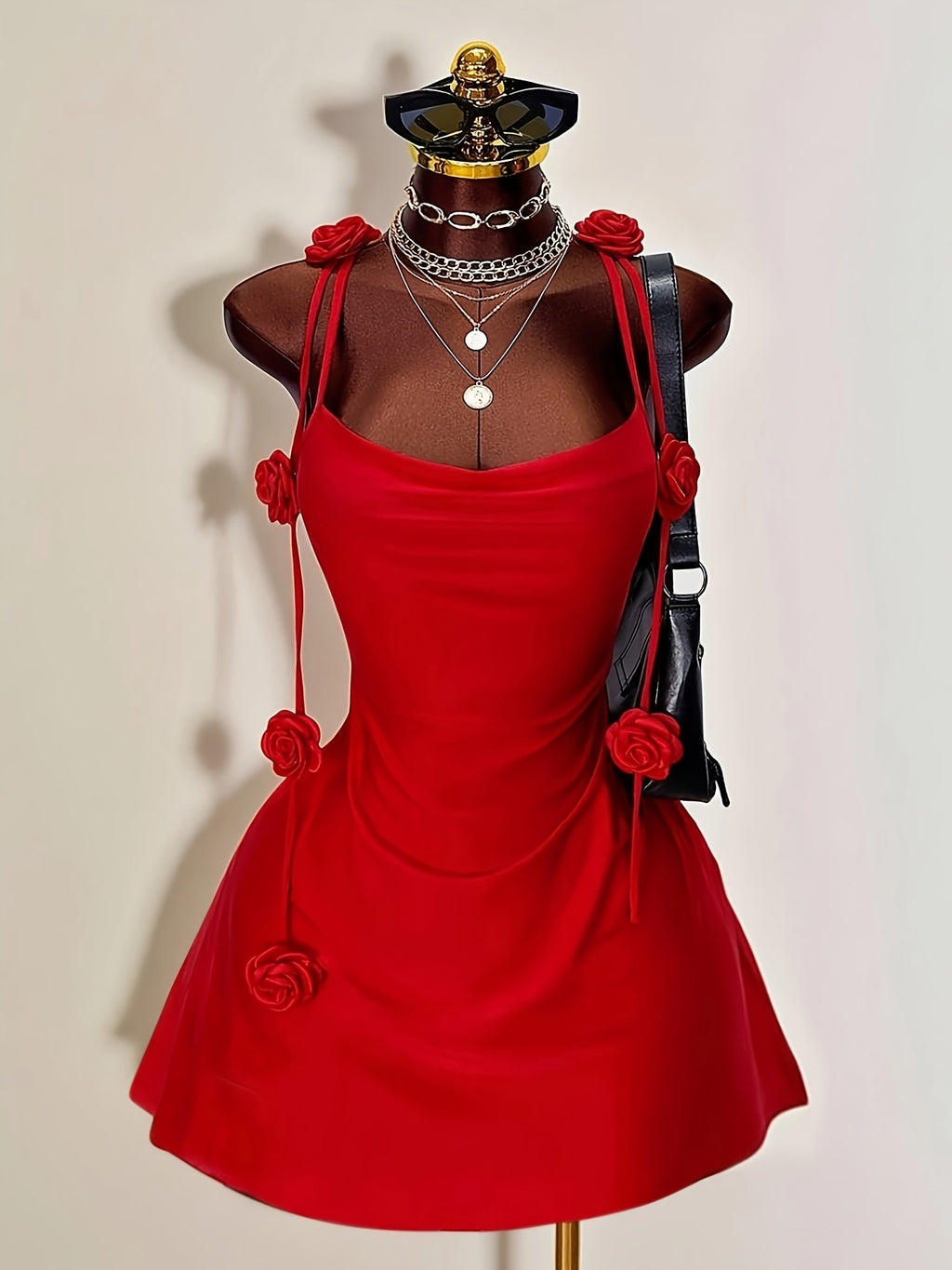 3D Flower A-Line Dress