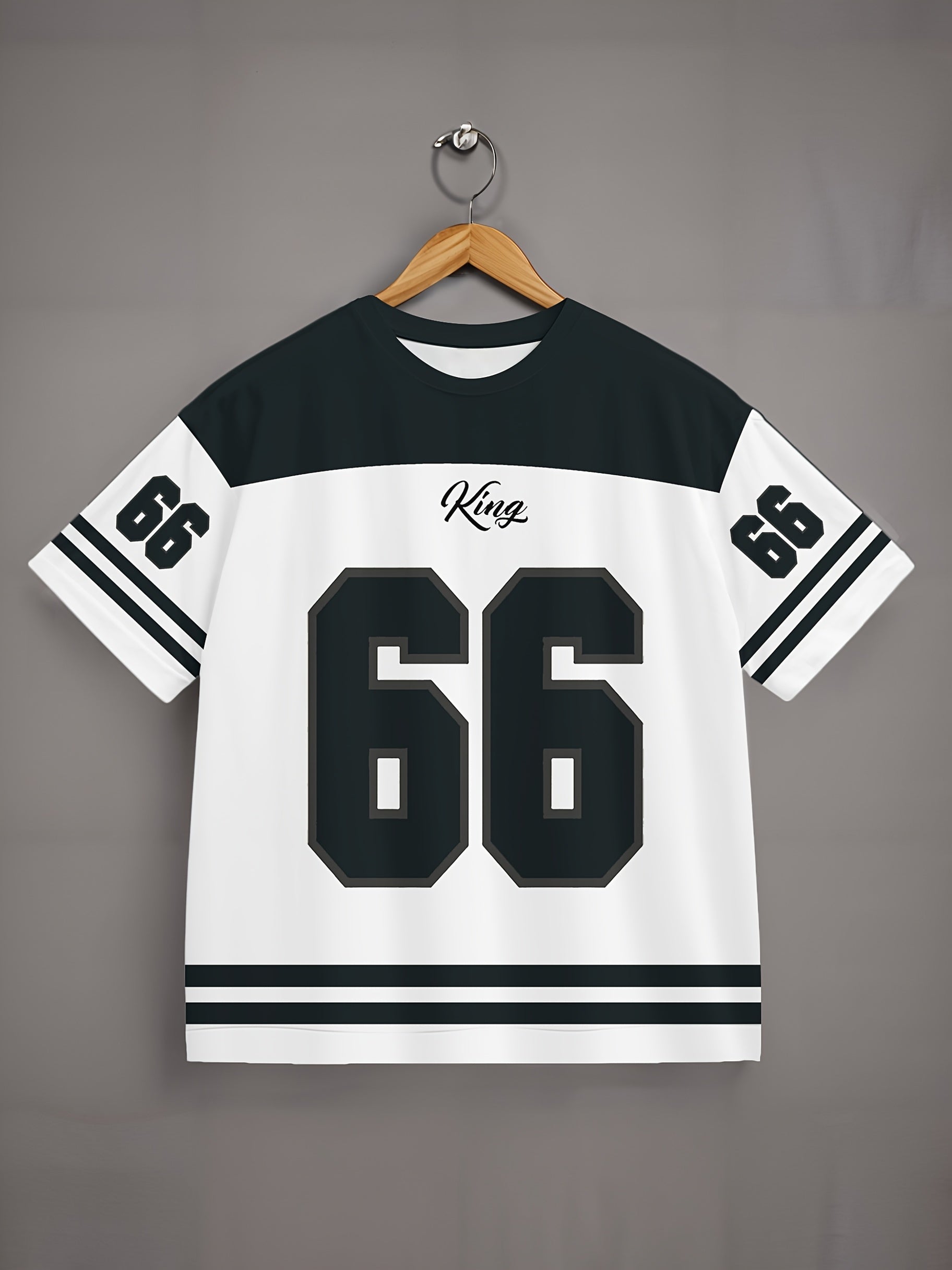 3D Adult T-Shirt Short Sleeve Digital Letter Print Crew Neck Casual T-Shirt